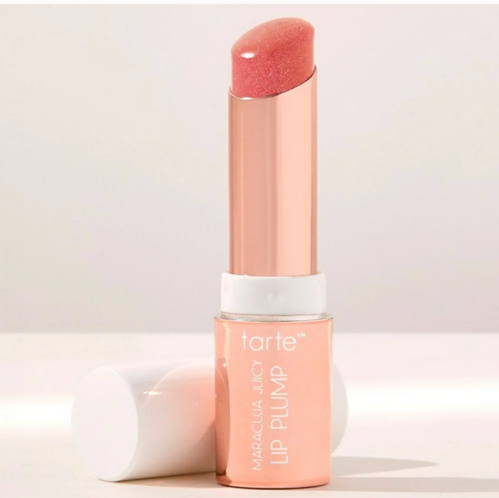 Tarte Maracuja Juicy Lip Plump Shimmer Glass In Rose Pink Mini Size NWT